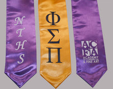 Load image into Gallery viewer, Custom Graduation Stole + Single Side Screen Print
