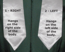 Load image into Gallery viewer, Custom Graduation Stole + Two-Side Screen Print