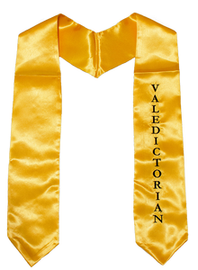 Embroidered Valedictorian Graduation Stole