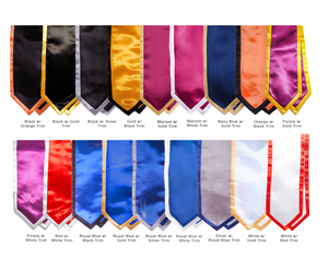 Trimmed Graduation Stoles